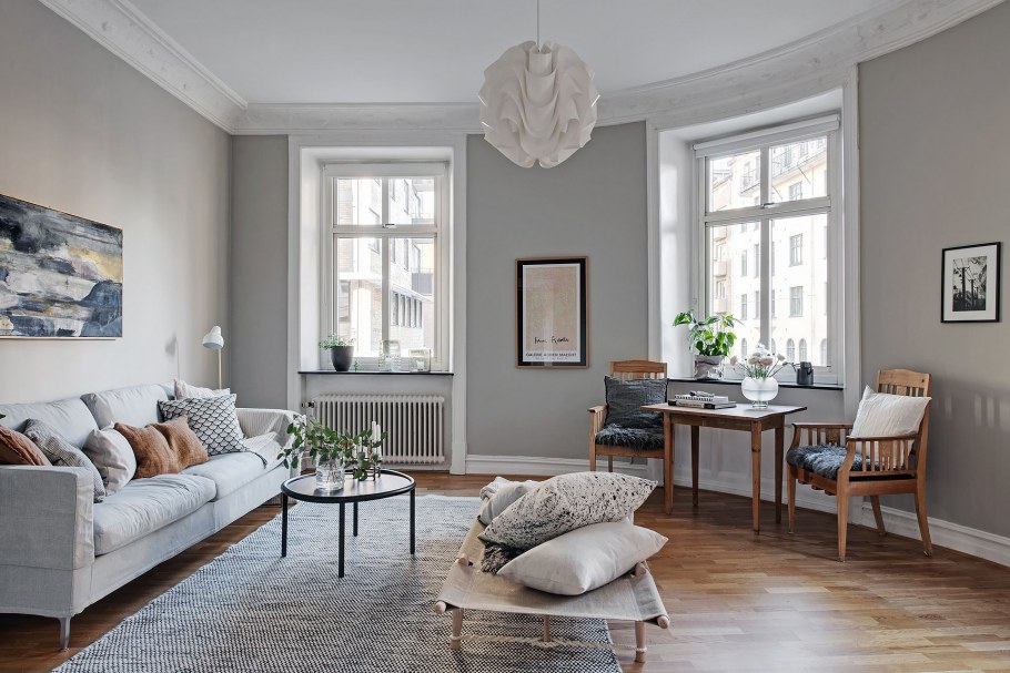 Окна в скандинавском стиле в интерьере