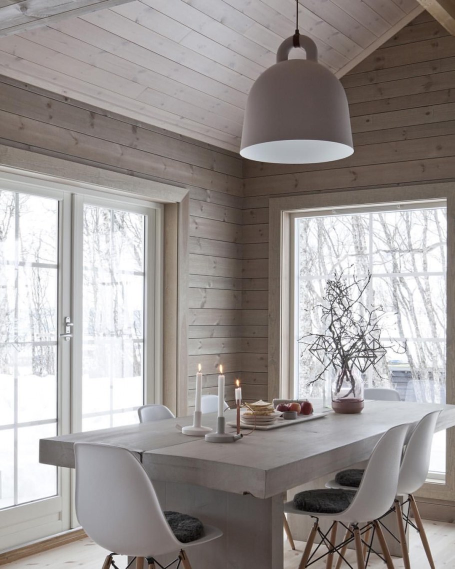Скандинавский сельский интерьер