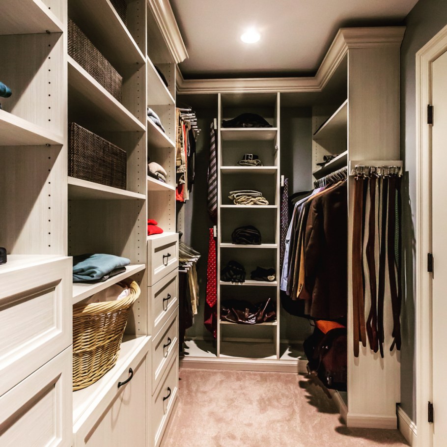 Стеллажная гардеробная аристо