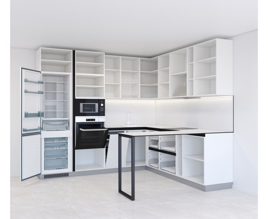 Кухня гостинная 20кв пик