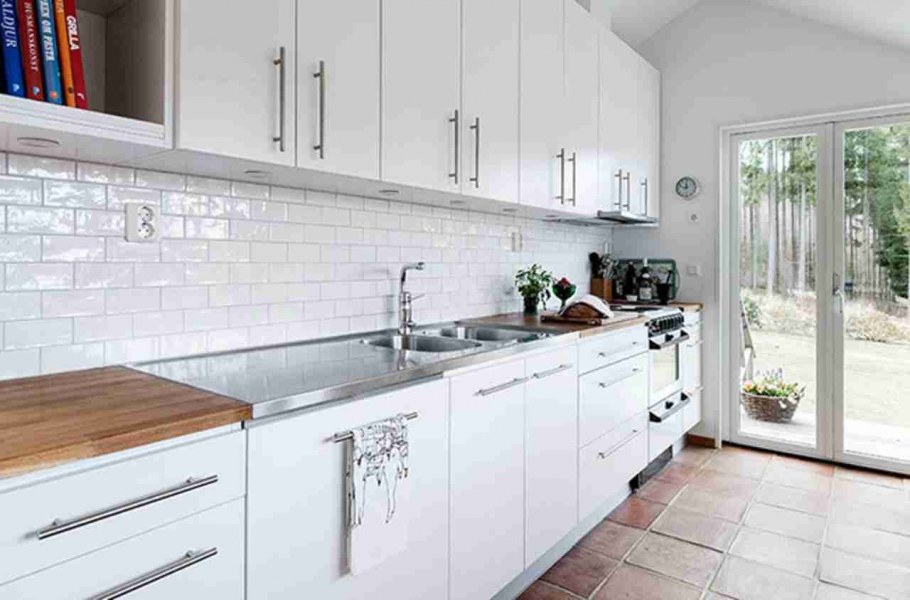 Фартук для кухни соты