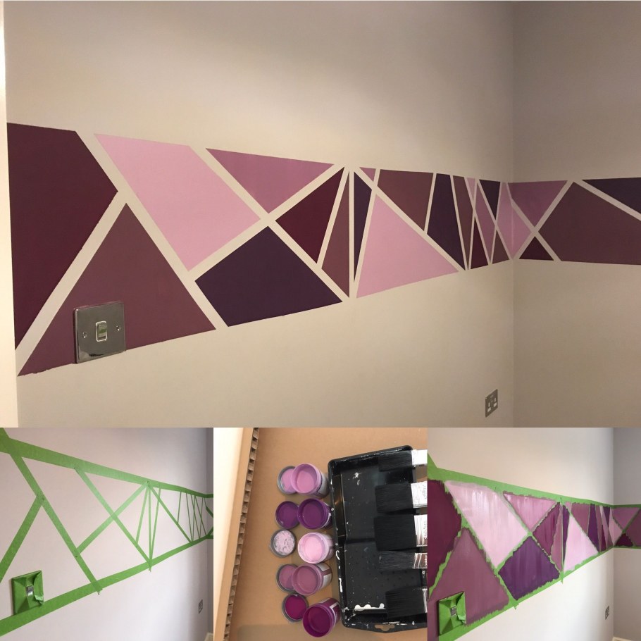 Декор стен покраска