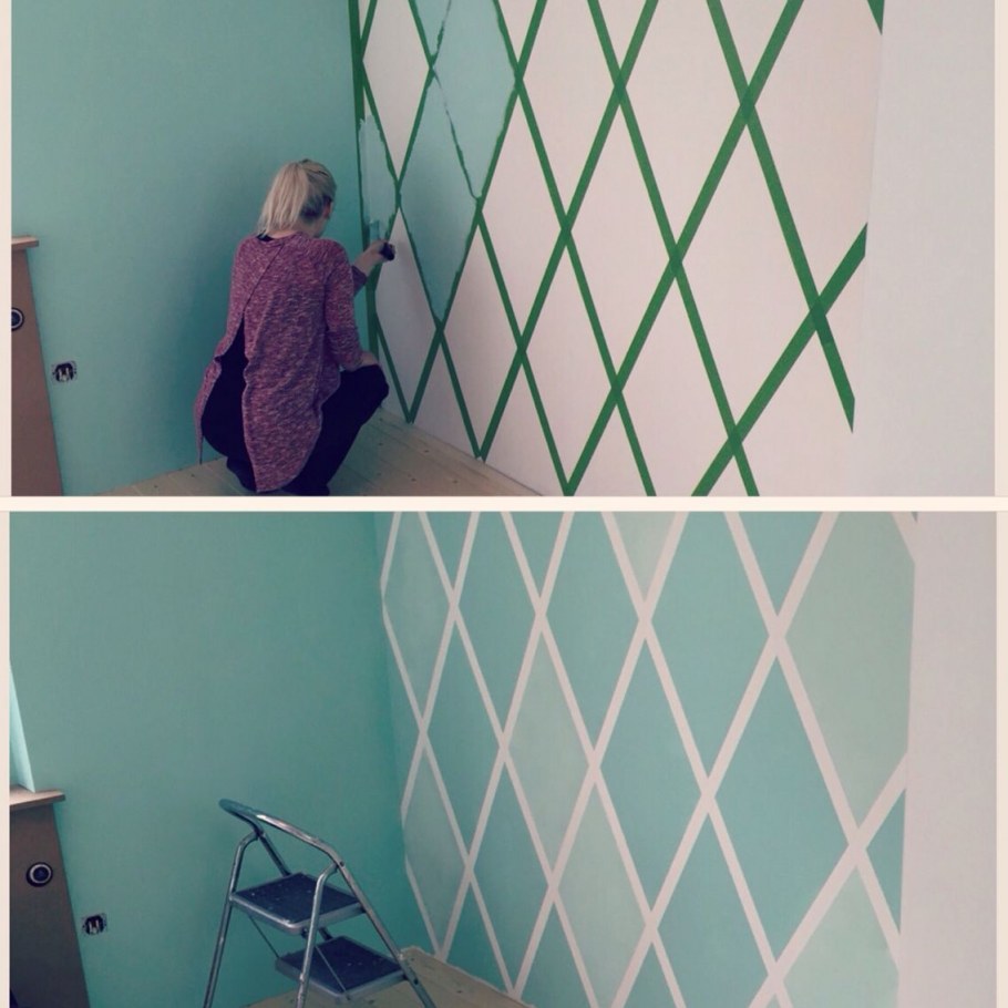 Геометрический орнамент в интерьере