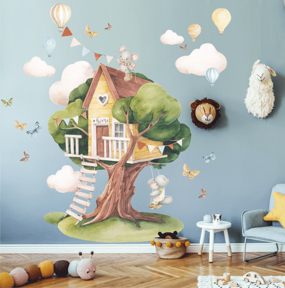 Интерьерная наклейка дерево