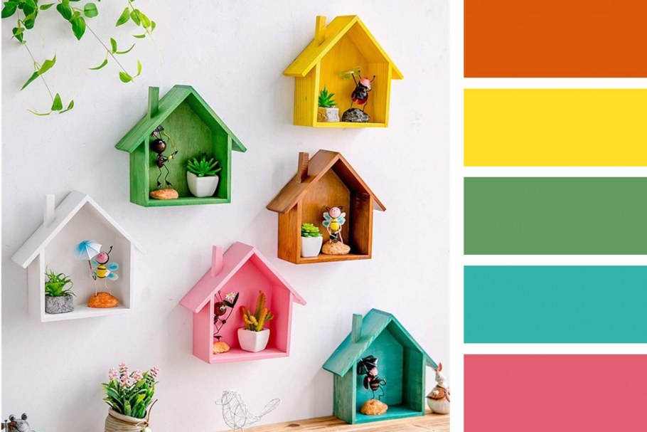 Полка домик в детскую