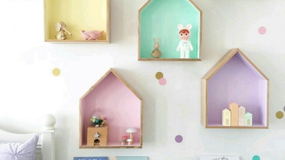 Полка домик в детскую
