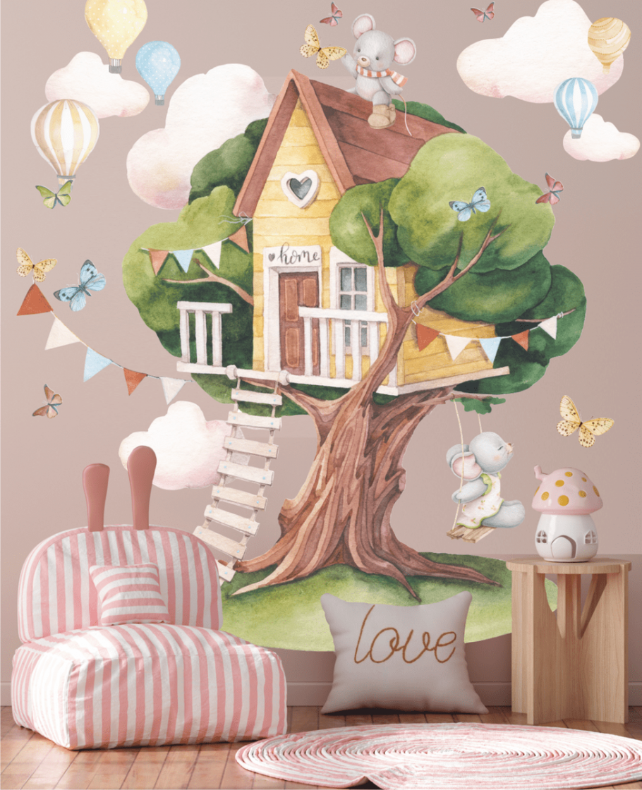 Интерьерная наклейка дерево