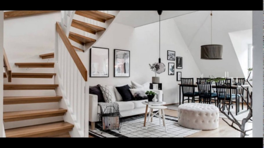 Лестница в доме в стиле Минимализм