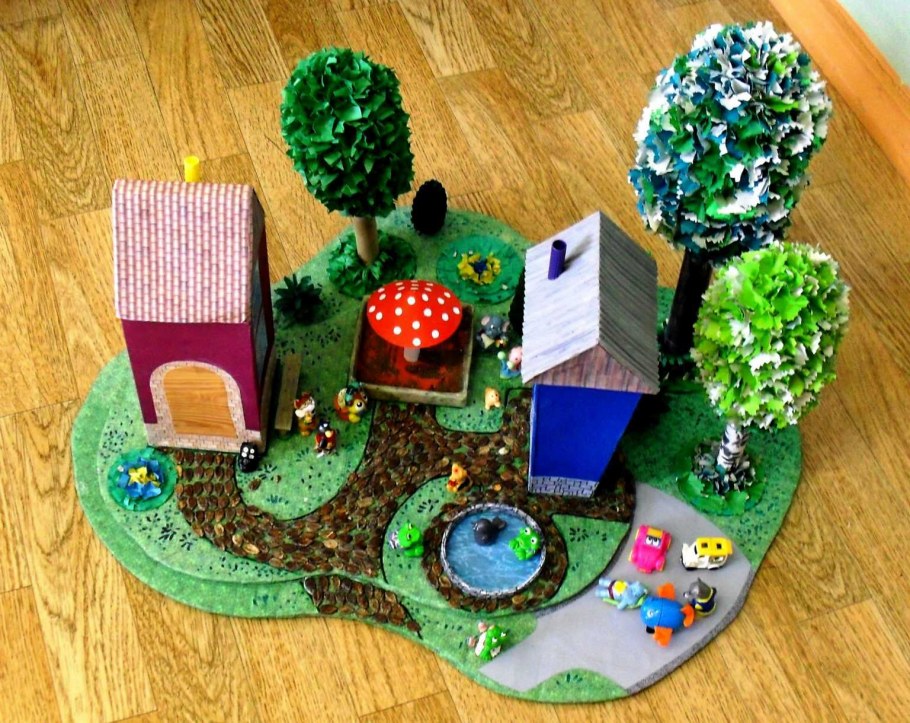 Город будущего макет