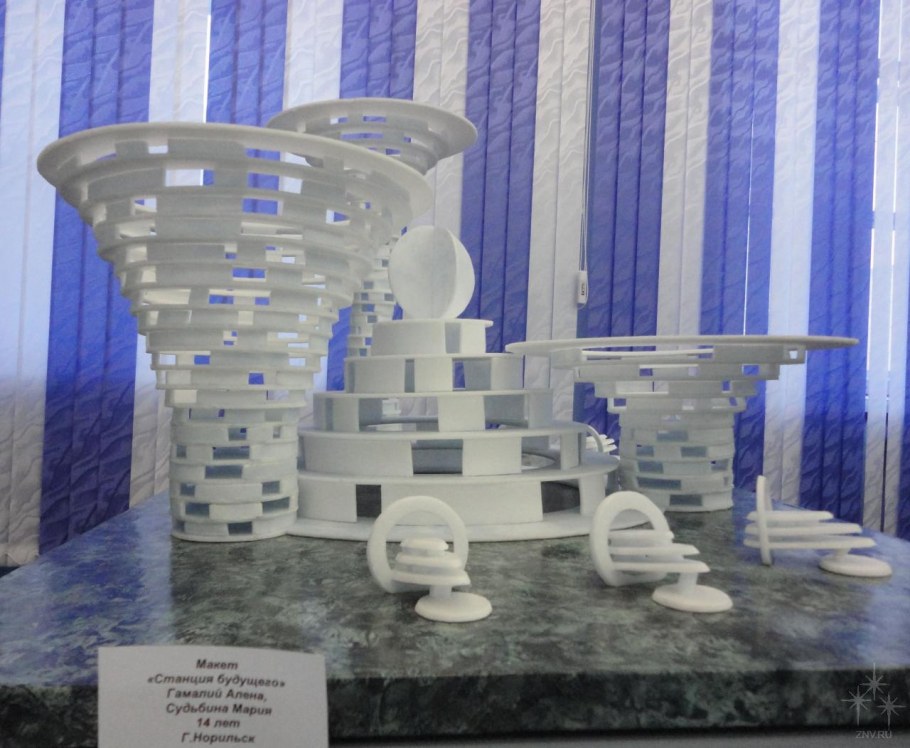 Макет фонтана