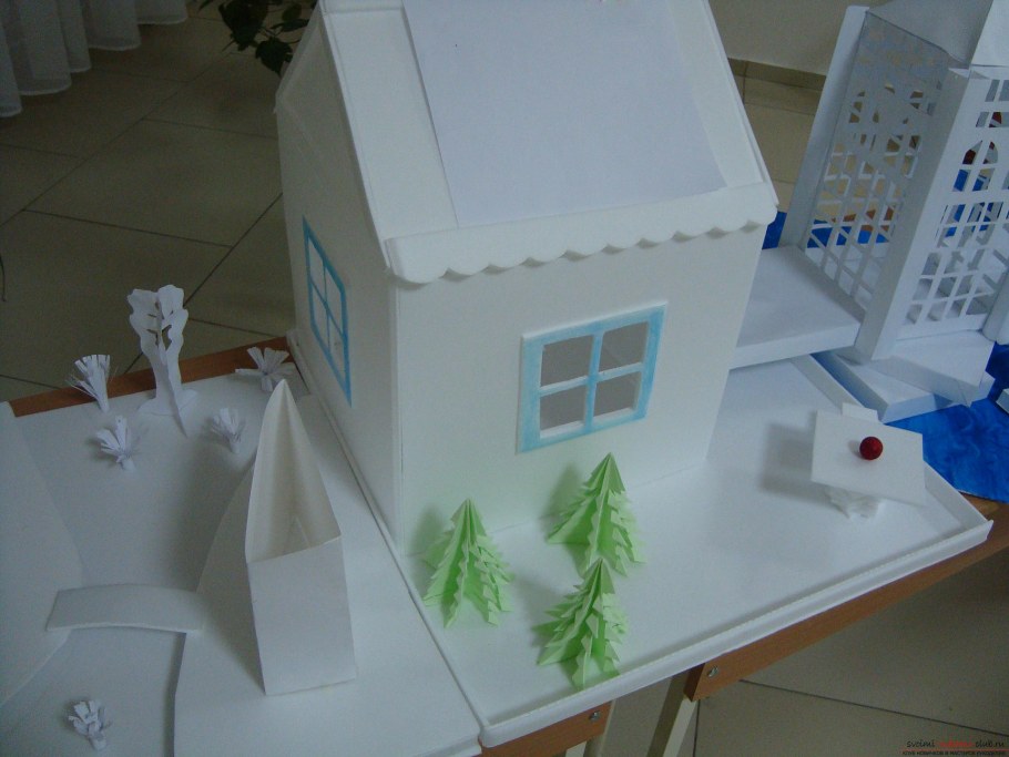 Город будущего поделка