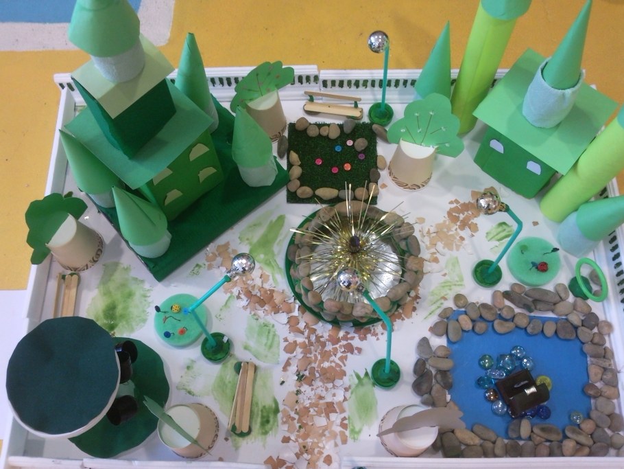 Домики из втулок