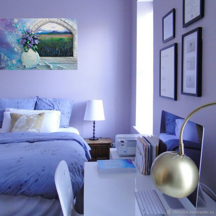 Цвет стен в спальне