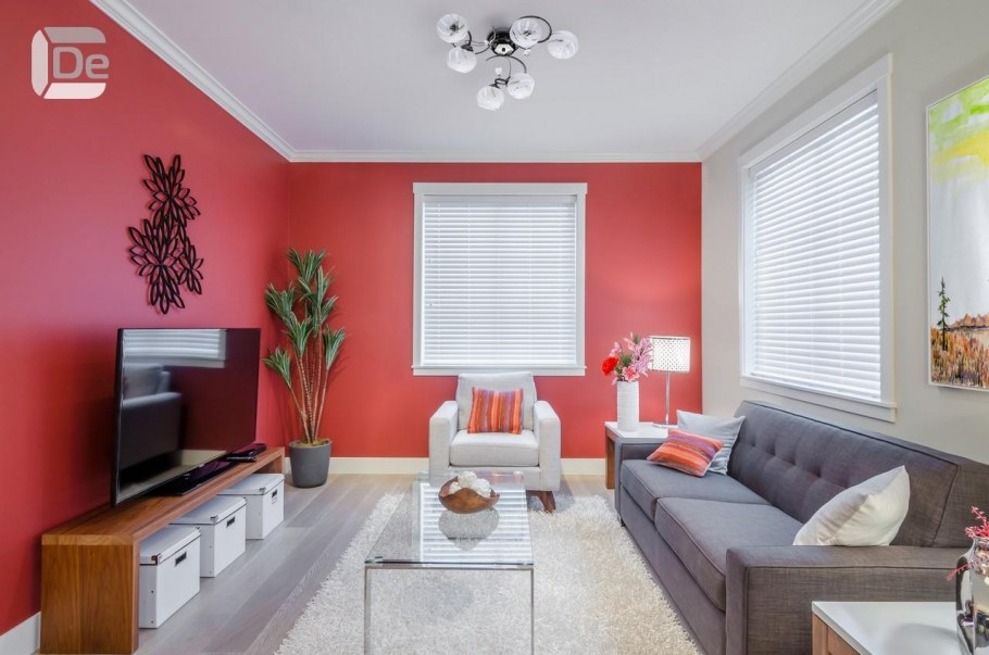 Светло персиковый цвет в интерьере