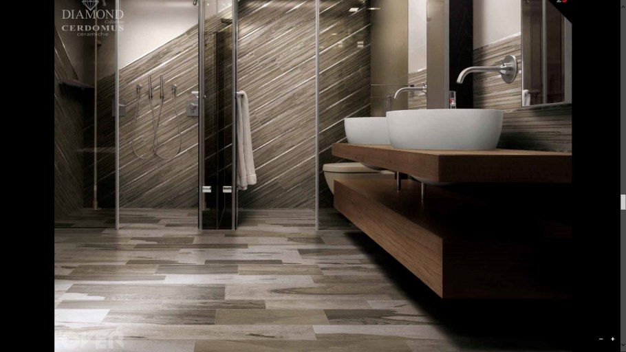 Плитка под дерево в коридоре