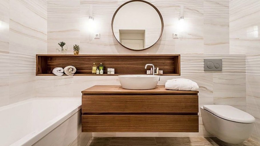 Водостойкий ламинат для ванной комнаты