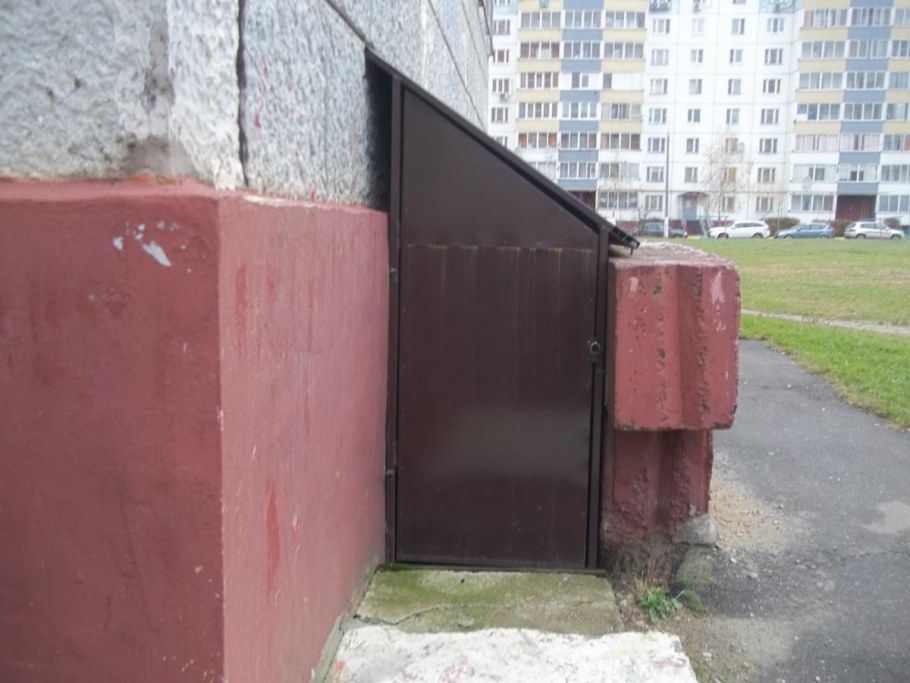 Входная группа в цокольный этаж