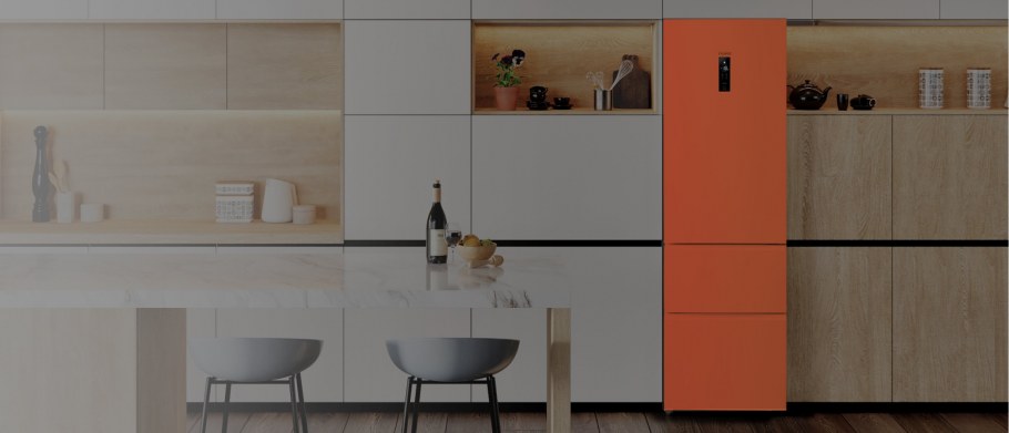 Холодильник Haier c2f636corg оранжевый