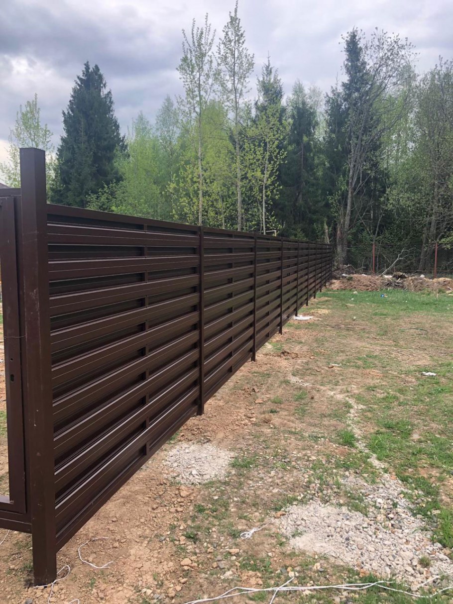 Планкен лиственница забор