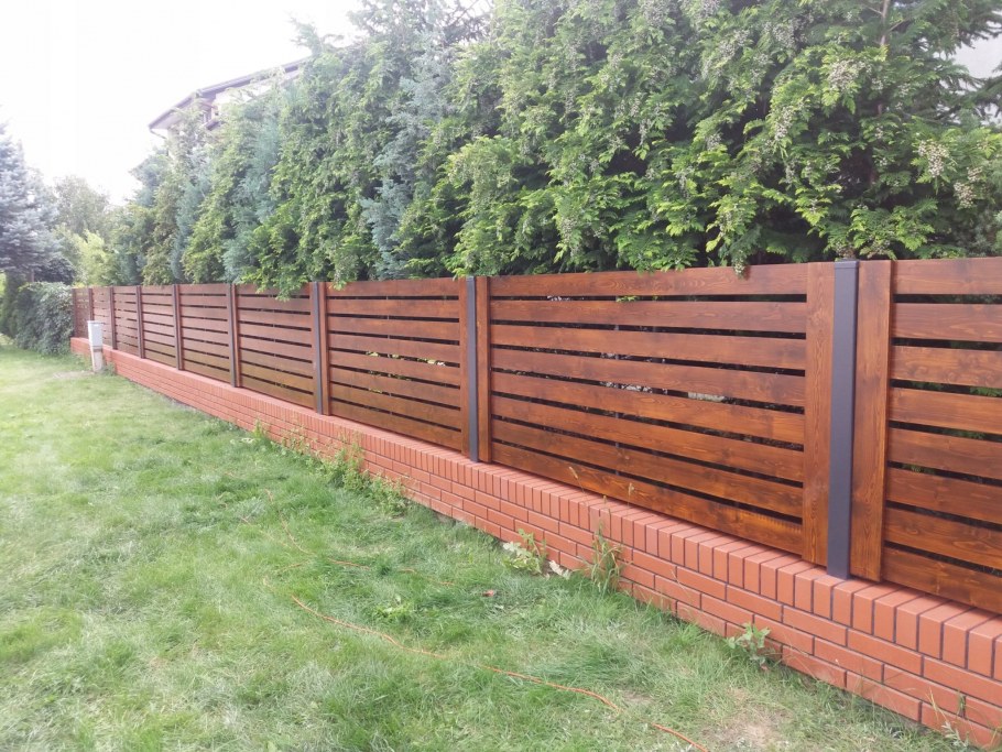 Забор плетенка из ДПК 2х2