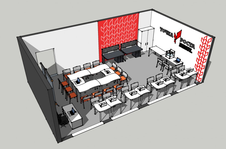 Точка роста зонирование кабинетов