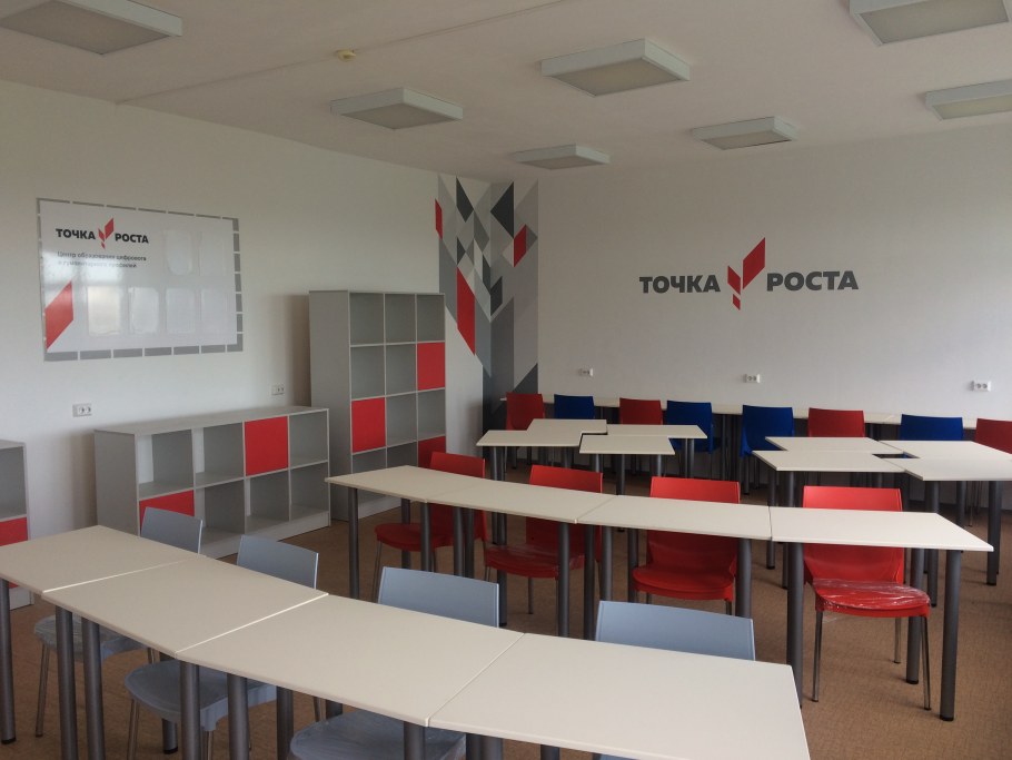 Кабинет точка роста в школе