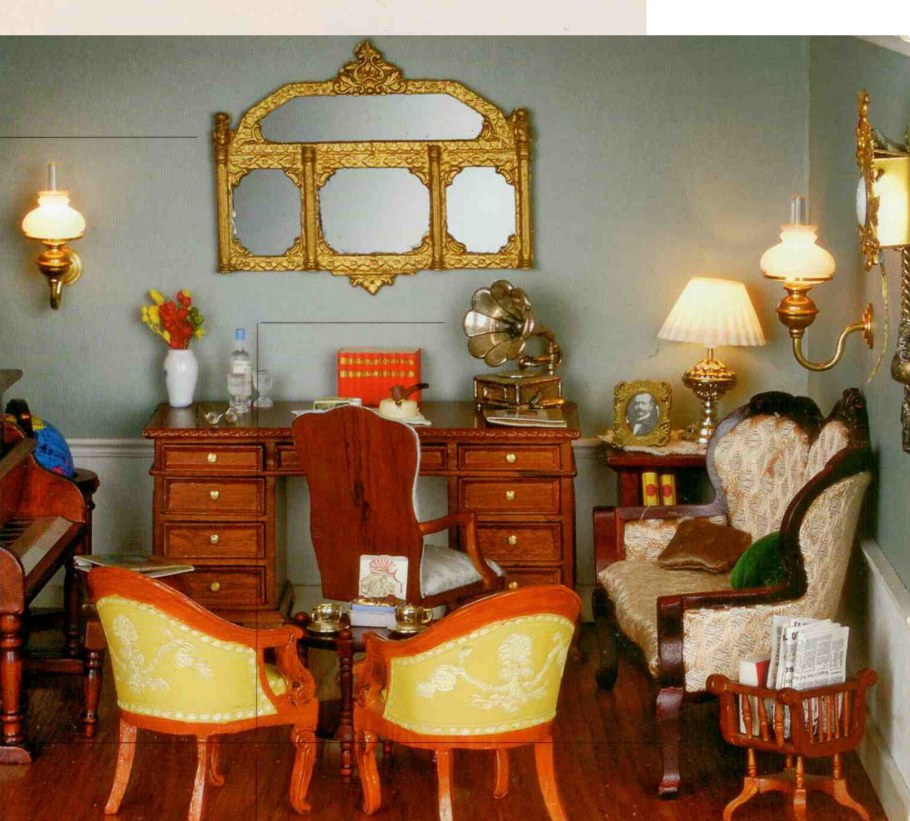 Викторианская гостиная 19 век Англия