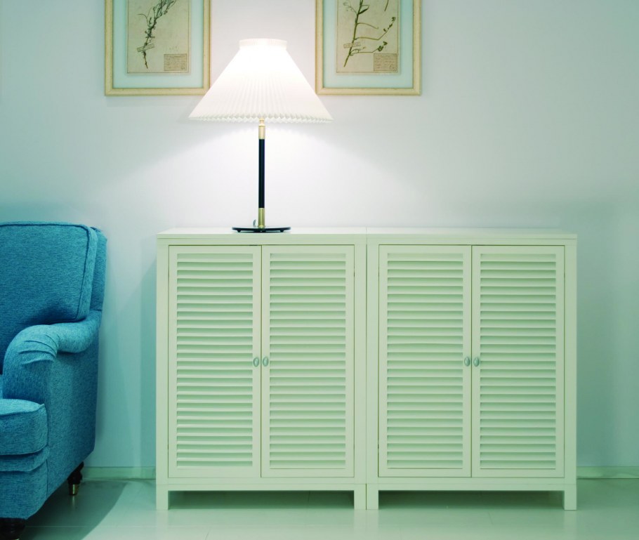 Жалюзийные шкафы в интерьере