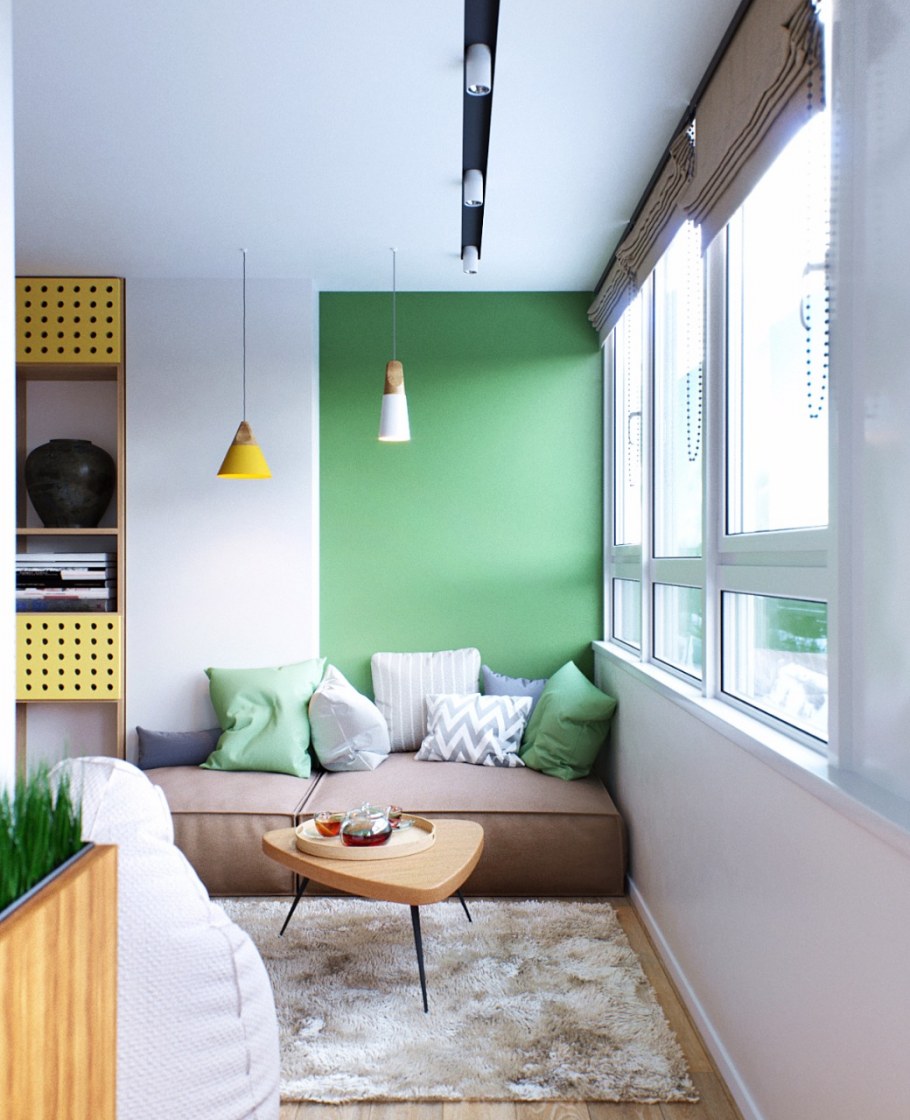 Уютный маленький балкон