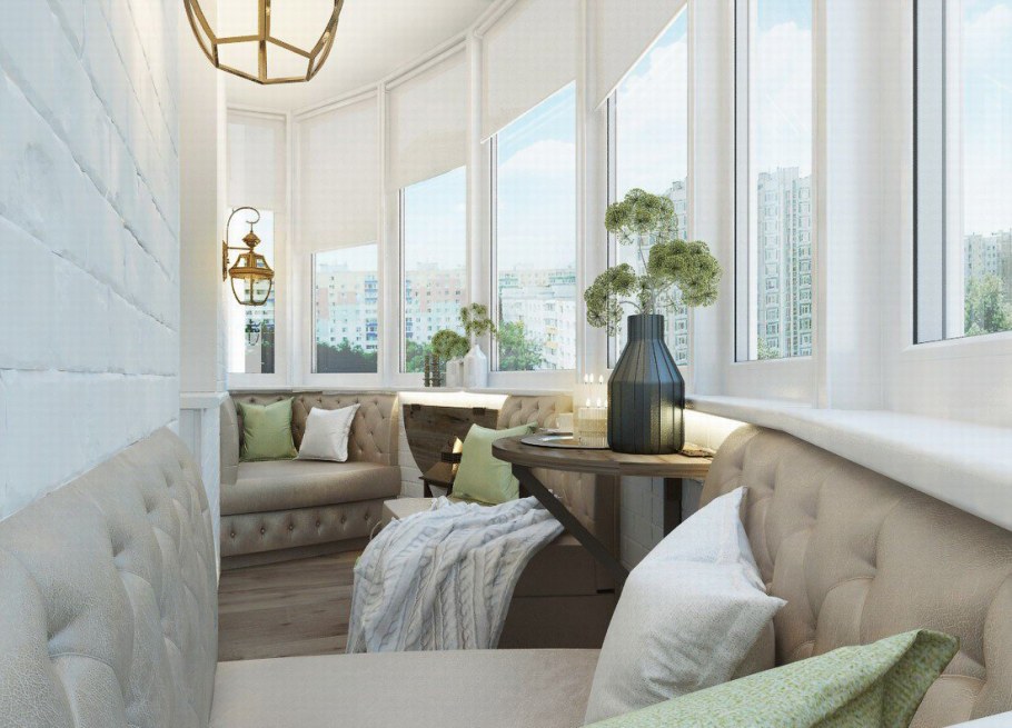 Узкий диванчик на балкон