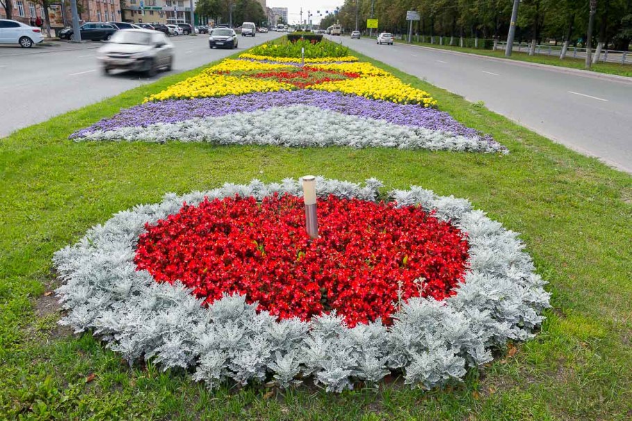 Цветочные клумбы