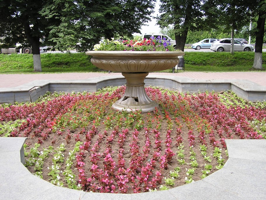 Установка клумб проект