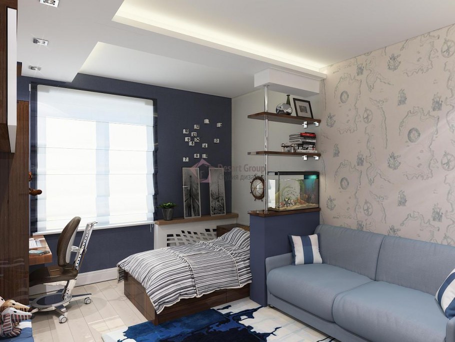Спальня для парня 25 лет