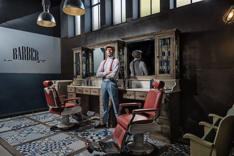 Барбершоп интерьер