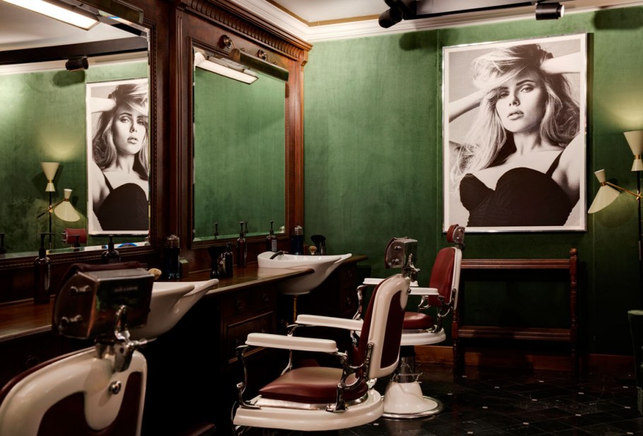 Интерьер салона красоты в стиле ретро
