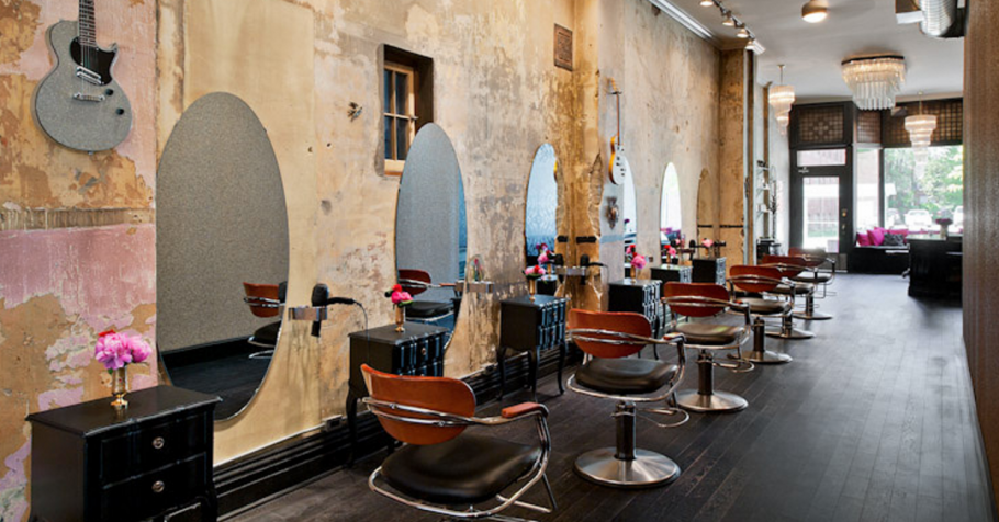 Салон красоты в ретро стиле