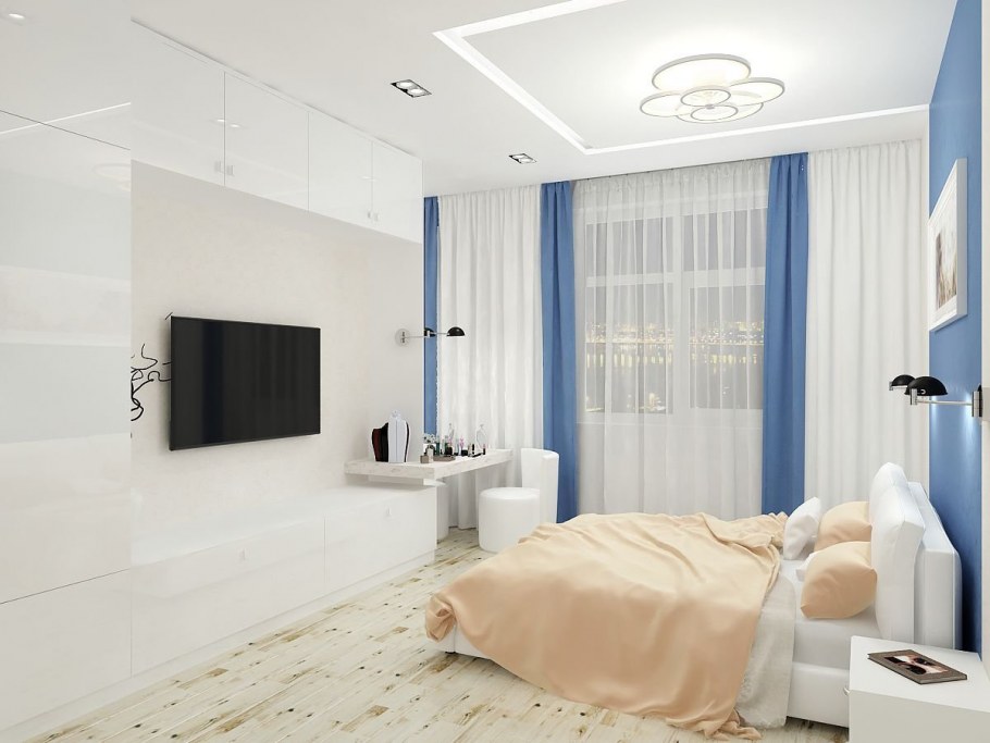 Спальня в стиле минимимализма