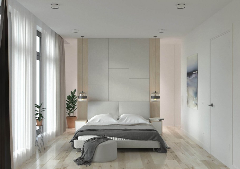 Скандинавский Минимализм спальня