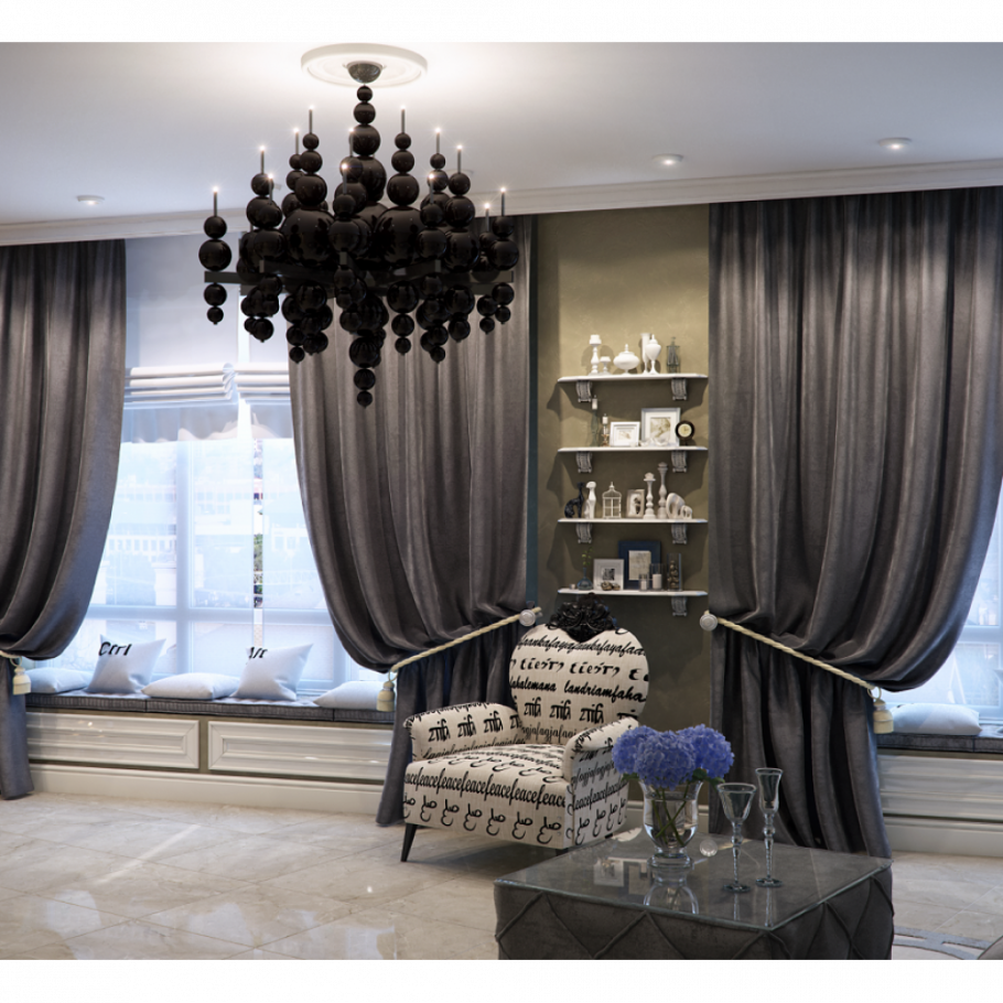 Pasionaria / комплект штор "Мерлин"