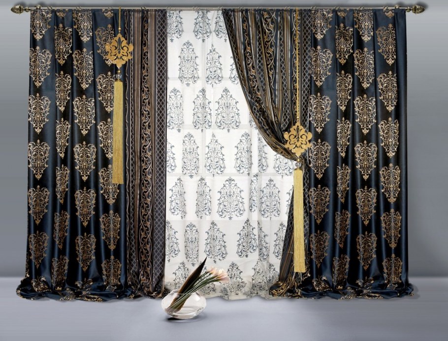 Шторы с восточным орнаментом