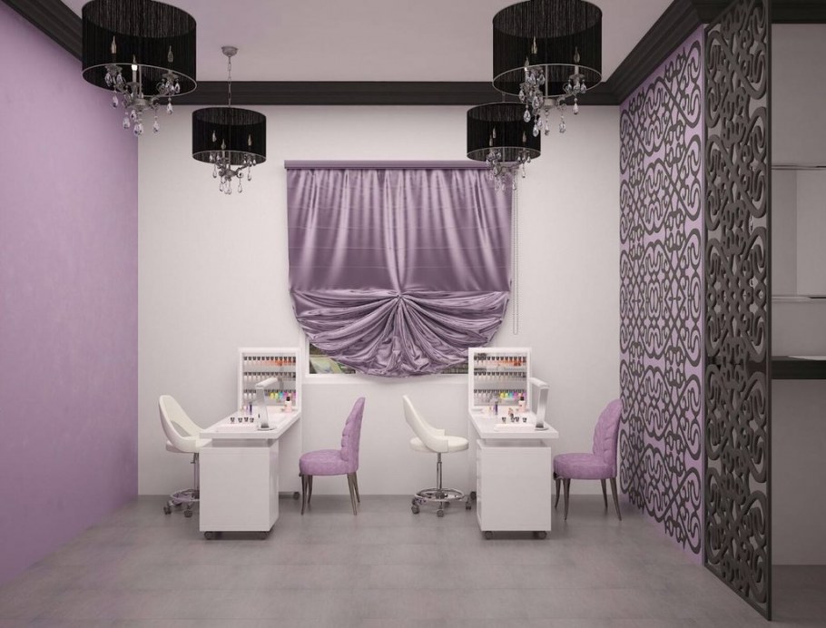 Интерьер маленькой парикмахерской