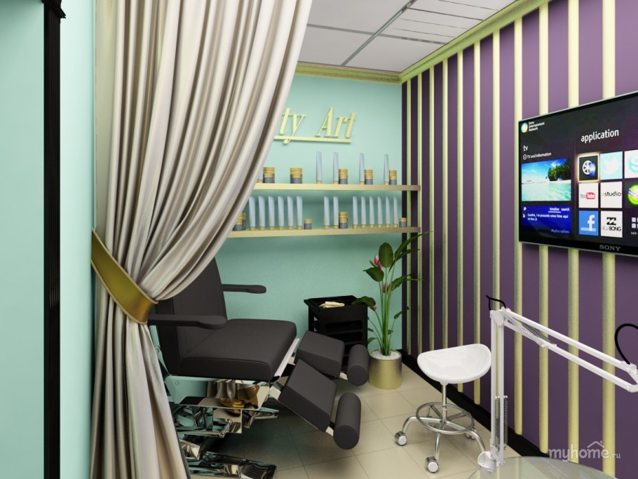 Интерьер маникюрного салона