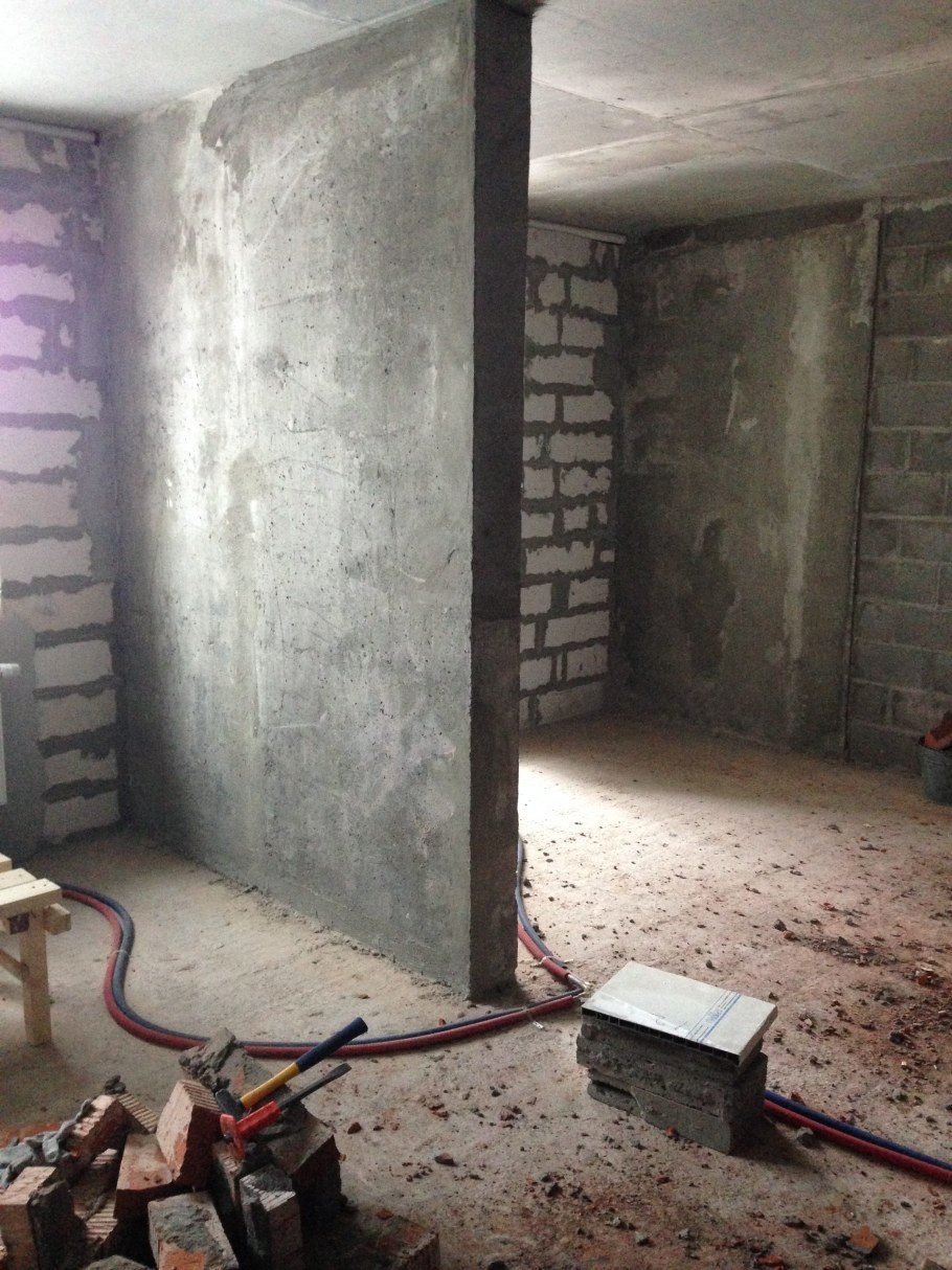 Помещение черновая отделка