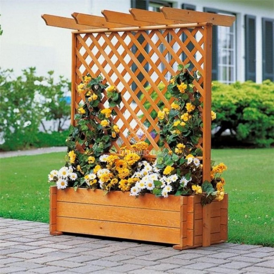 Деревянные клумбы