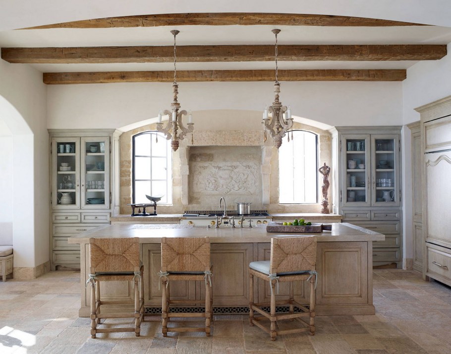 Кухня в стиле Средиземноморский Прованс