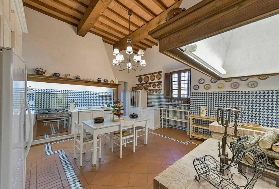 Кухня в стиле средиземноморском стиле Прованс