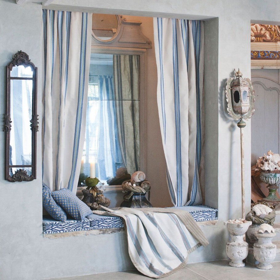 Шторы в средиземноморском стиле