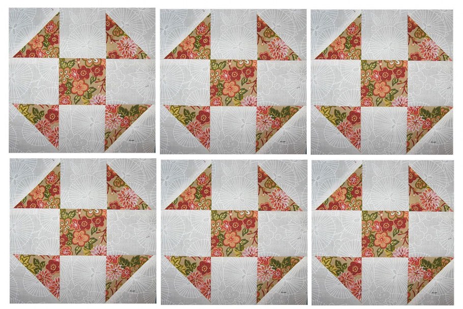 Лоскутный блок восьмиконечная звезда