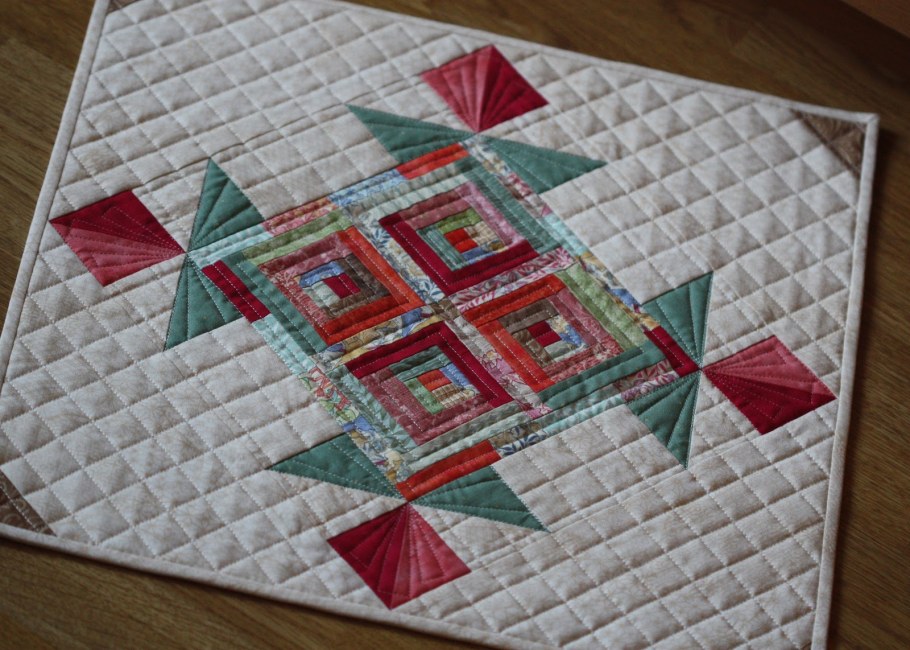 Блок полуколодец пэчворк