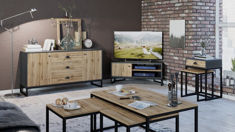 Стол "лофт 2" 1600x500